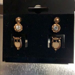 3 pair stud earrings, NWOT